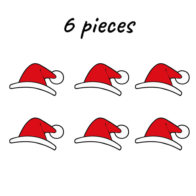 3D printed Christmas hat car sticker