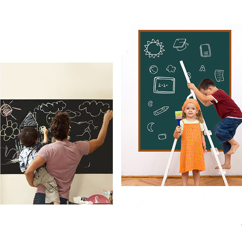 Self-adhesive erasable blackboard stickers