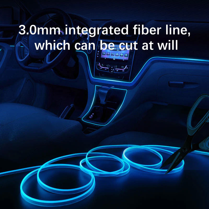 Car ambient lighting with seven colors