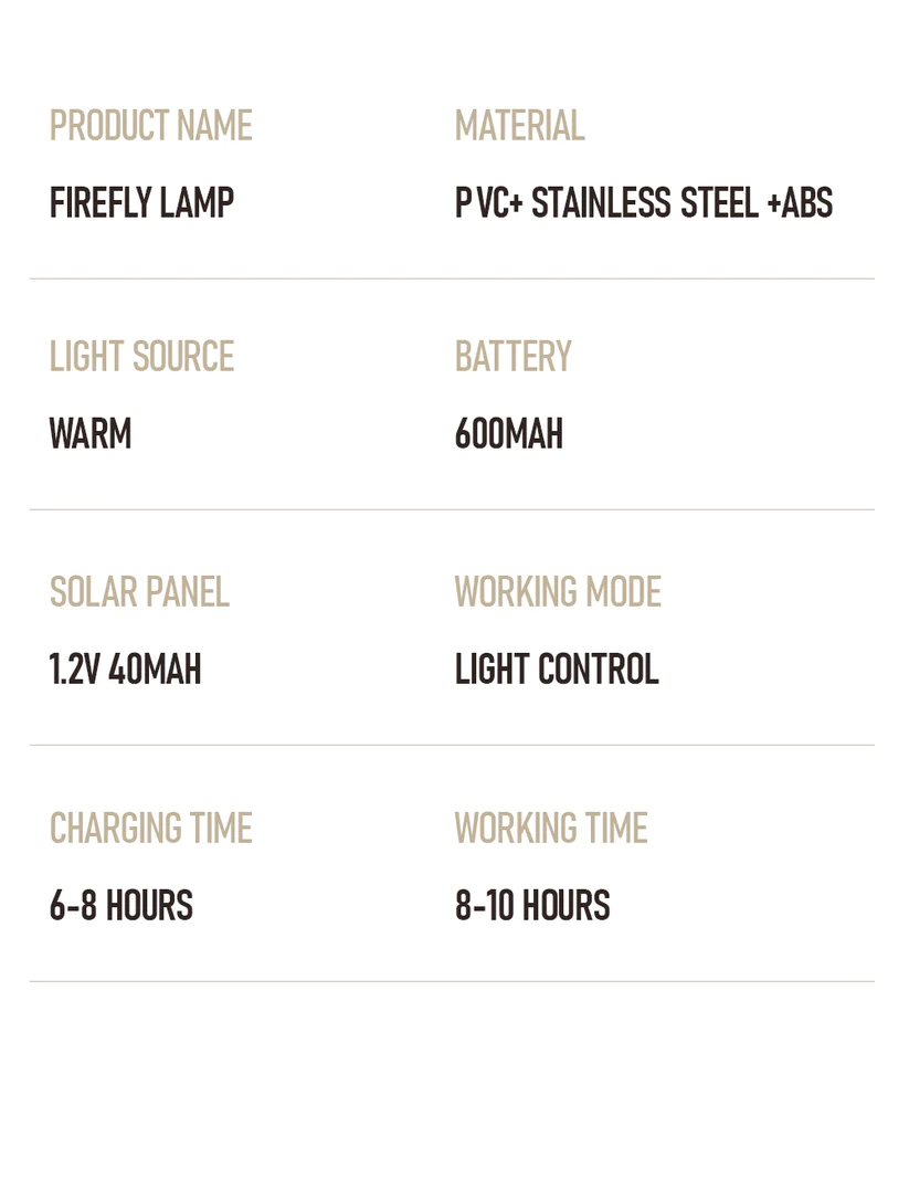 【LAST DAY SALE 2pcs】GK Solar Powered Firefly Lights