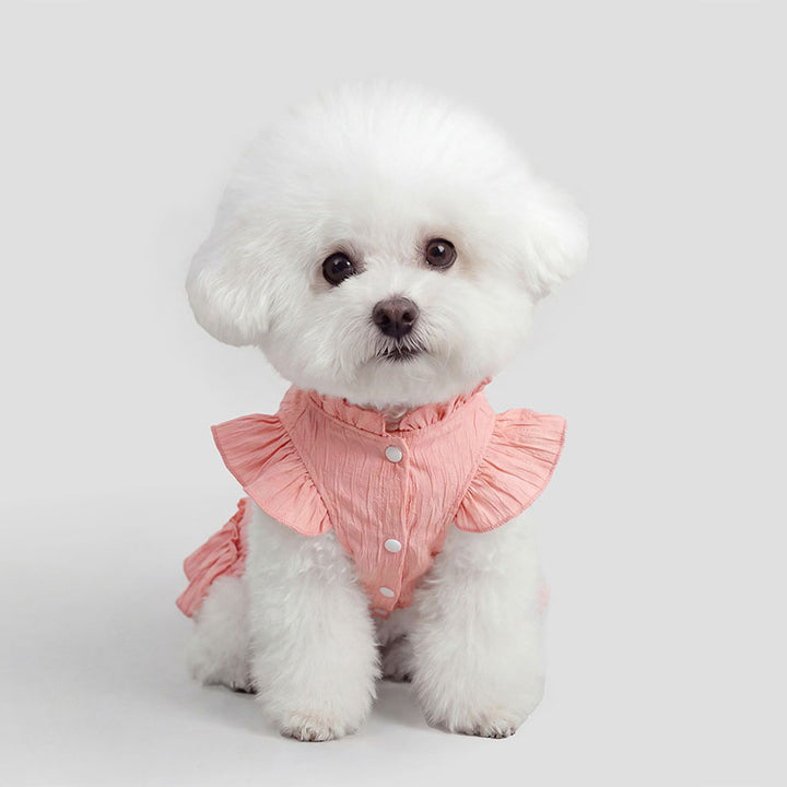 Summer Ruffled Princess Dress for Small Dogs