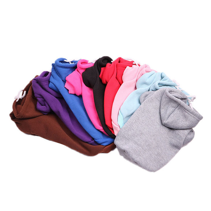 Fleece-lined dog hoodie