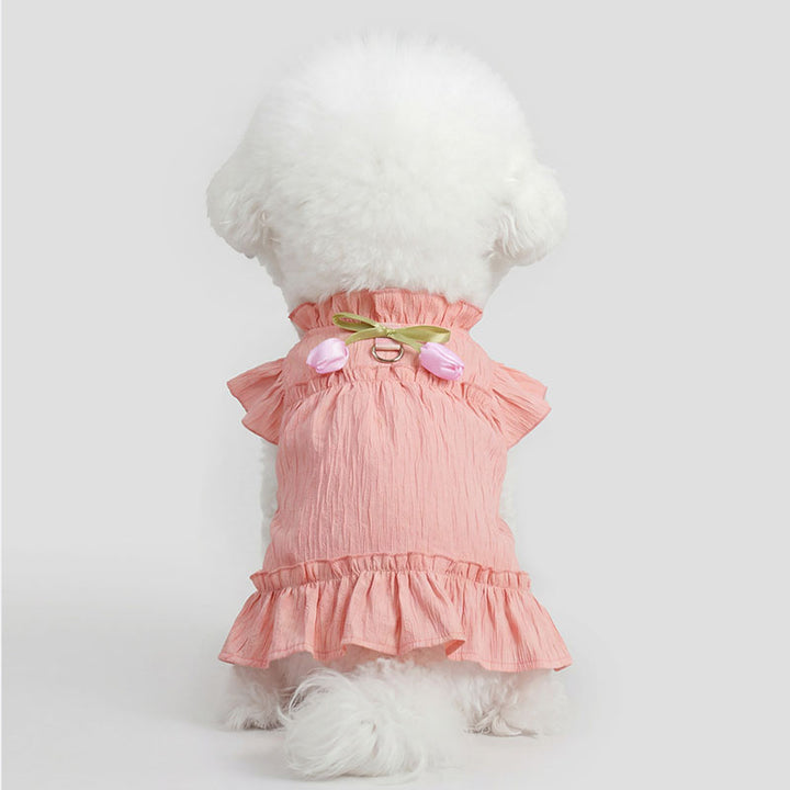 Summer Ruffled Princess Dress for Small Dogs
