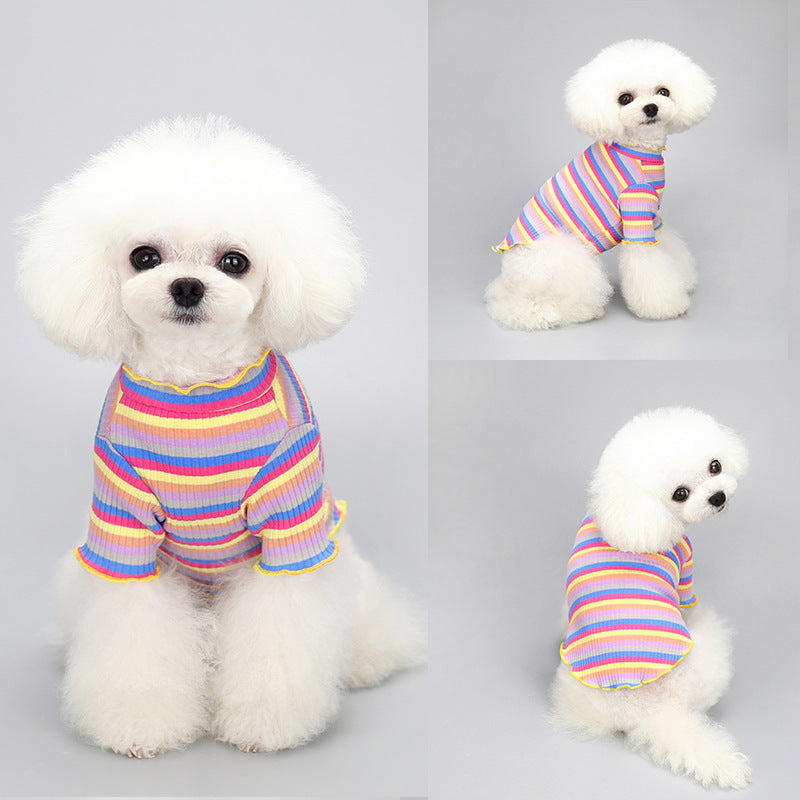 Rainbow Stripe Dog &amp; Cat Clothes