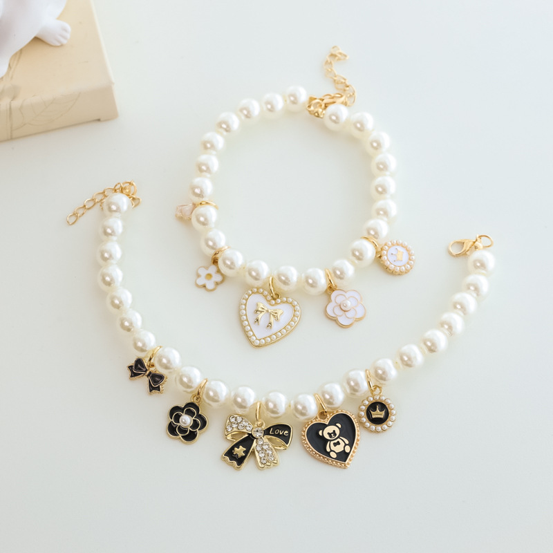 Pet Pearl Charm Collar