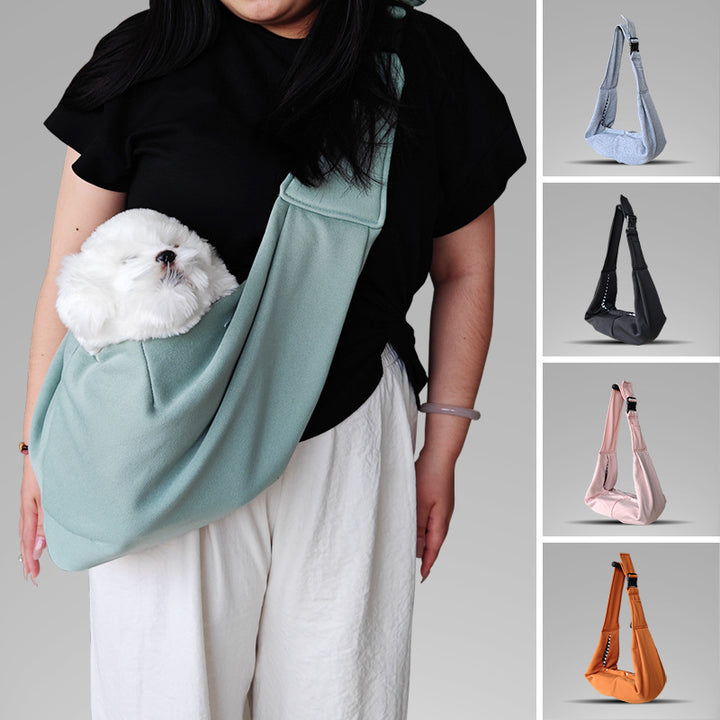 Single-shoulder crossbody pet carrier