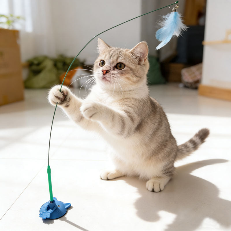 Cat Catching Feather Toy