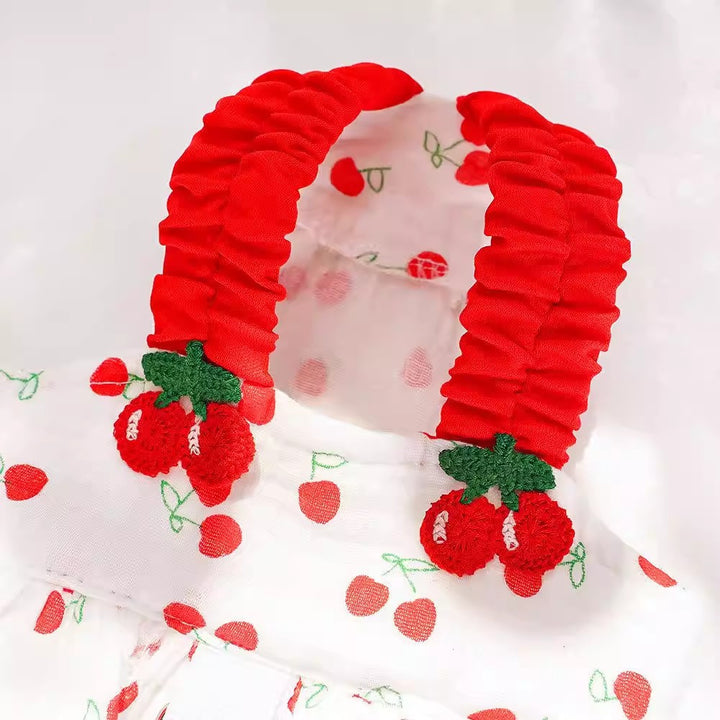 Pet Cherry Print Dress