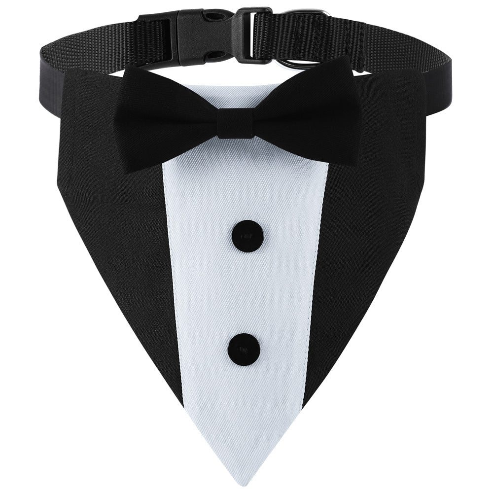 Pet Dog Tuxedo Bandana