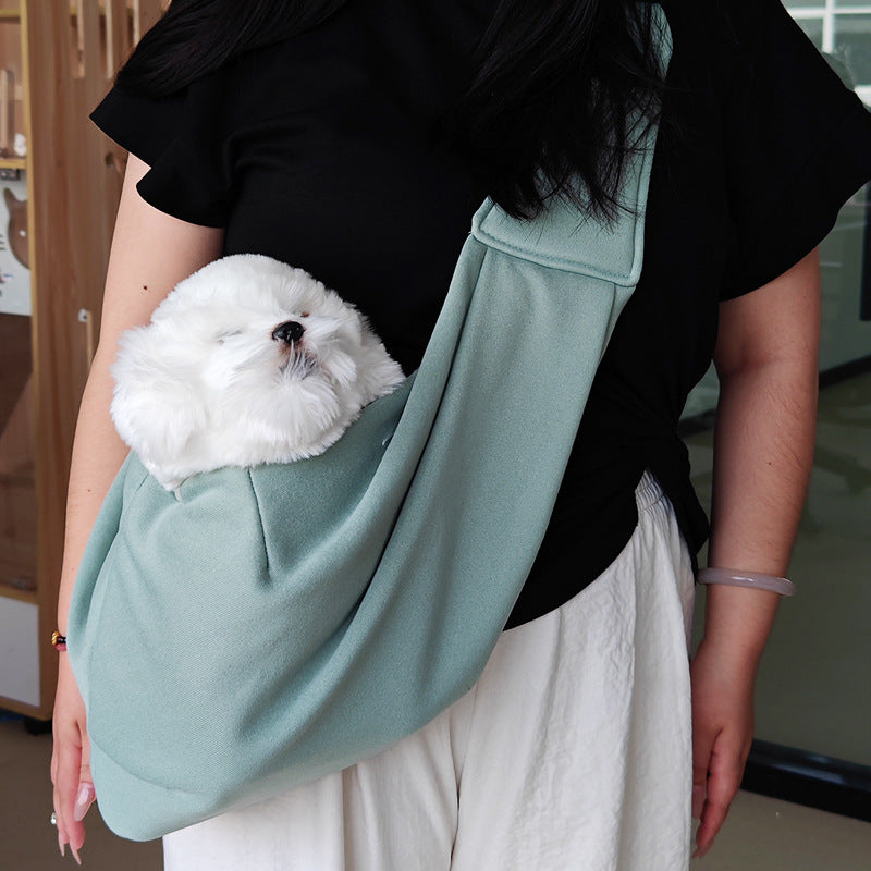 Single-shoulder crossbody pet carrier