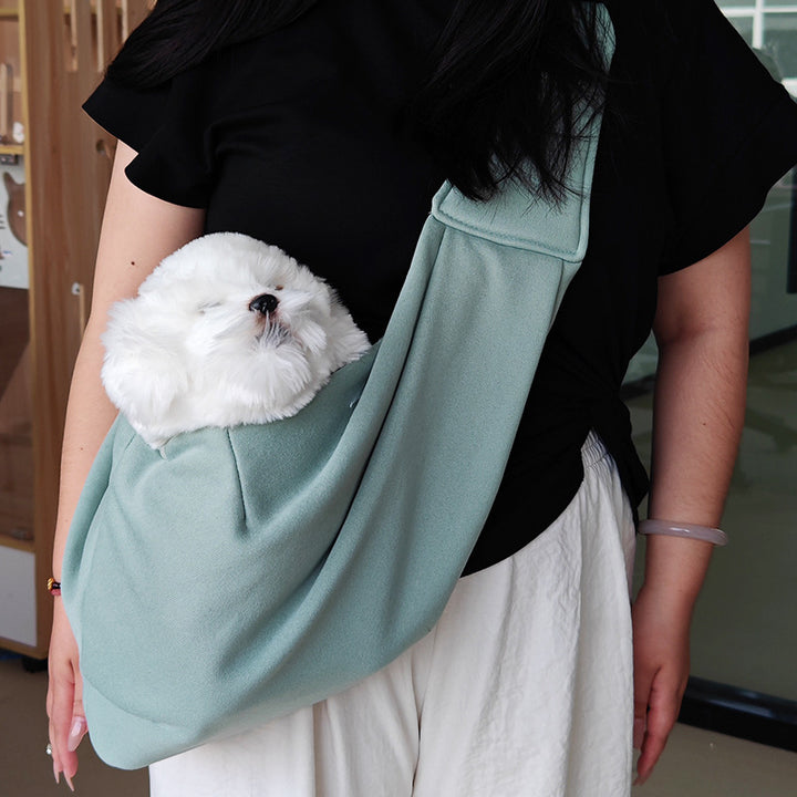 Single-shoulder crossbody pet carrier