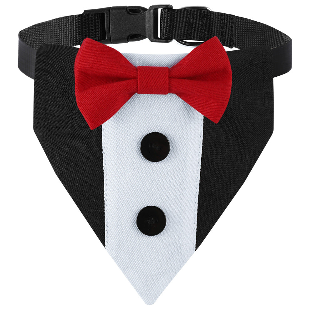 Pet Dog Tuxedo Bandana