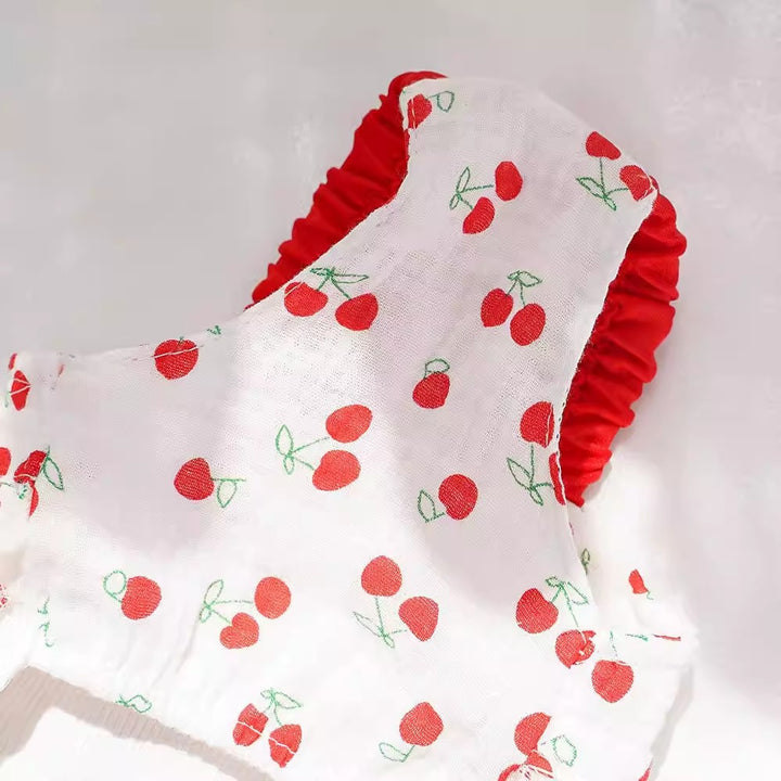 Pet Cherry Print Dress