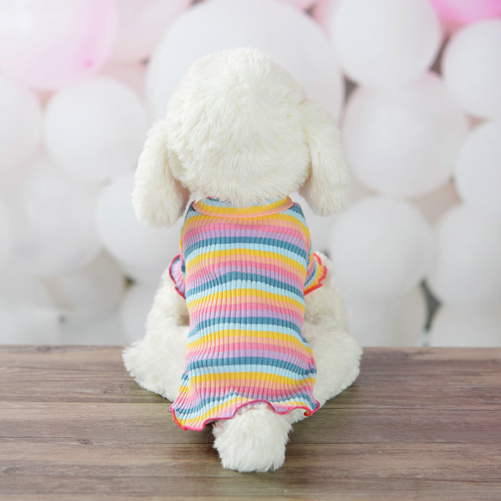 Rainbow Stripe Dog &amp; Cat Clothes