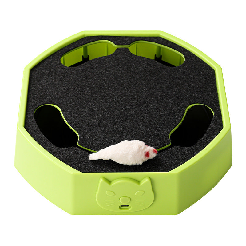 Adjustable Speed Electric Moving Mouse Interactive Pet Toy