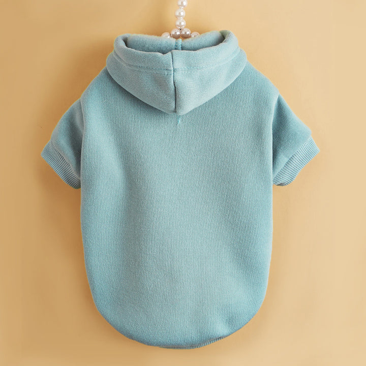 Fleece-lined dog hoodie