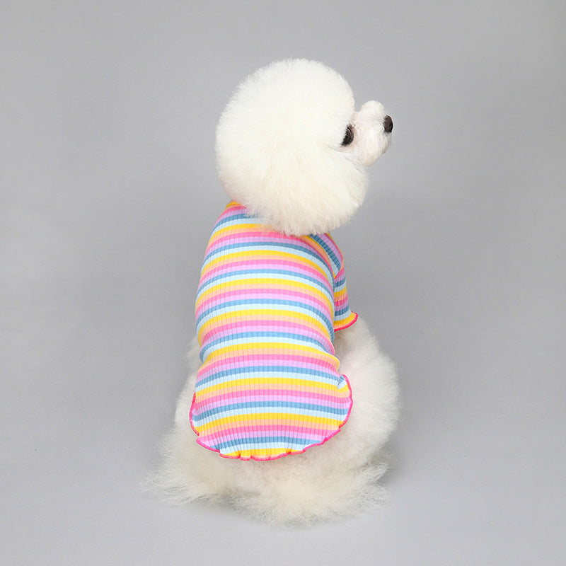 Rainbow Stripe Dog &amp; Cat Clothes