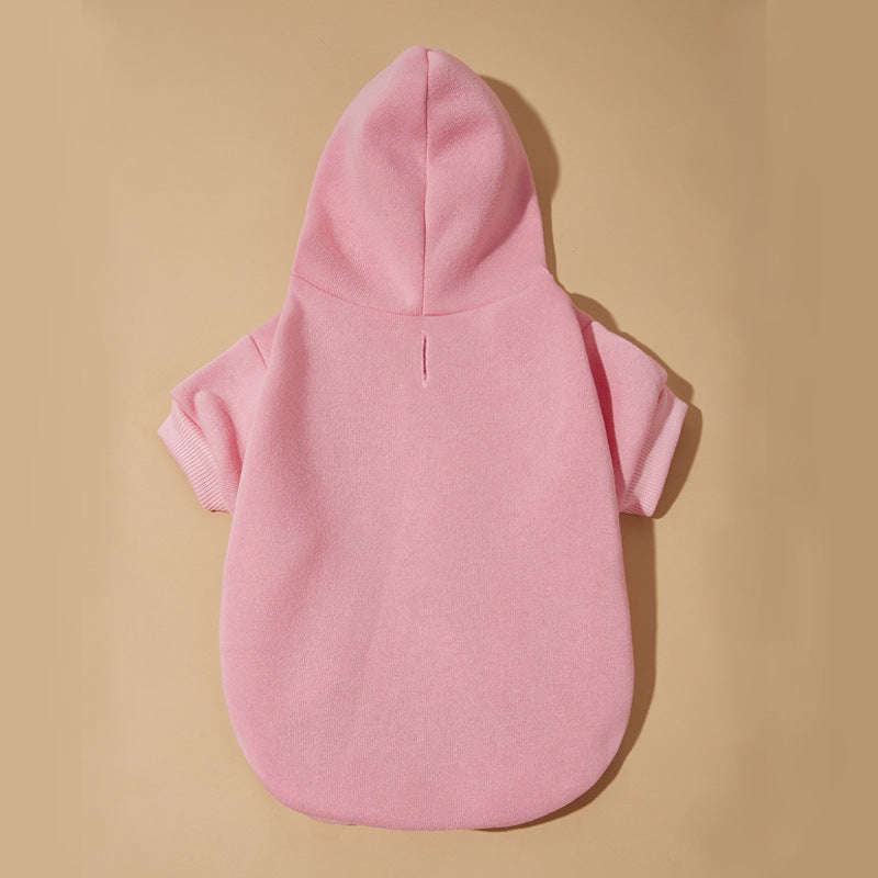 Fleece-lined dog hoodie