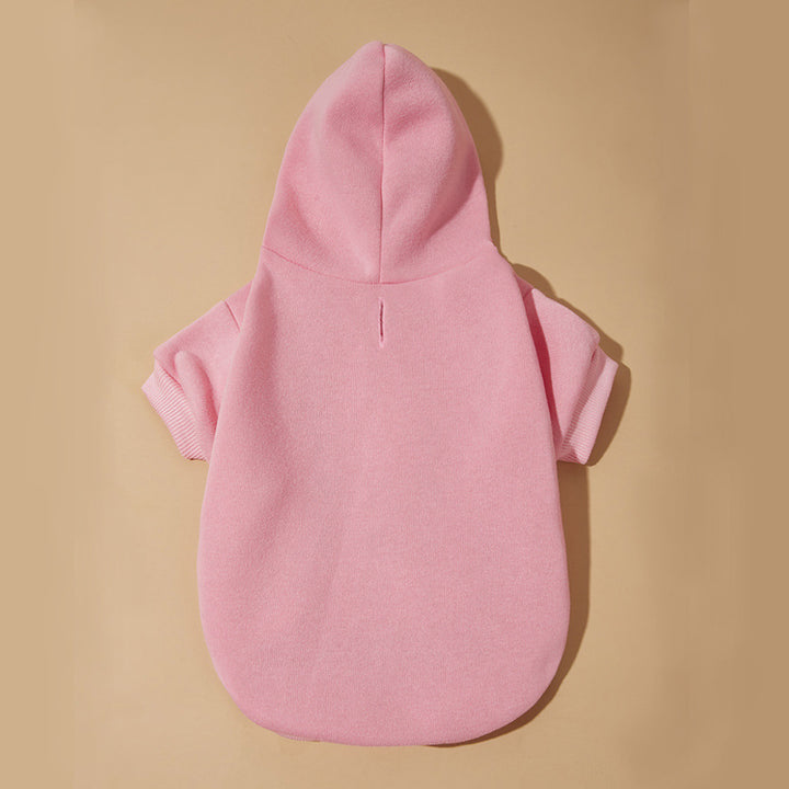 Fleece-lined dog hoodie