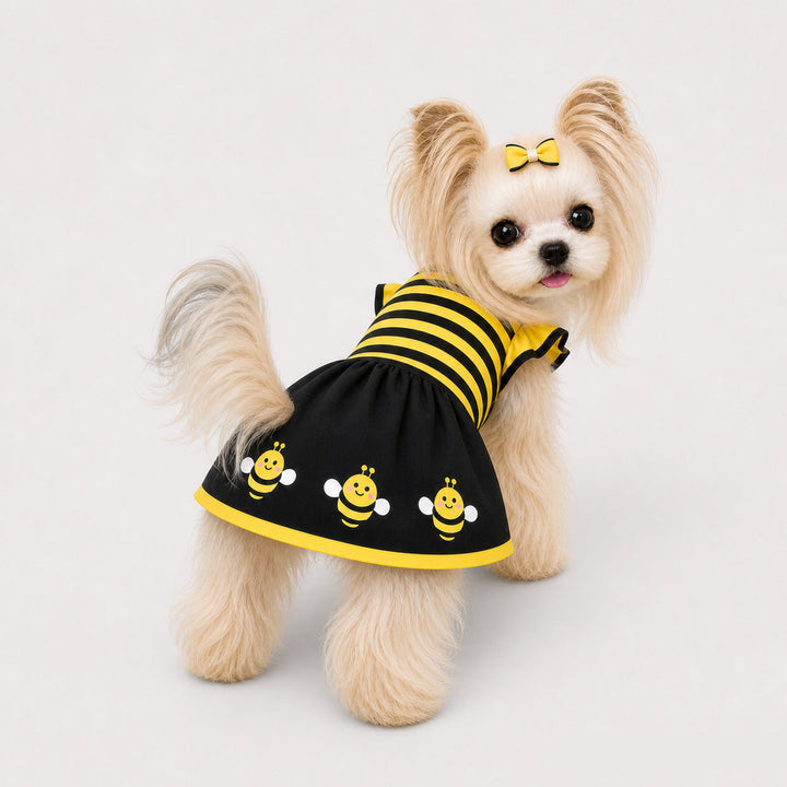 Ruffle Sleeve Pet Party Dress