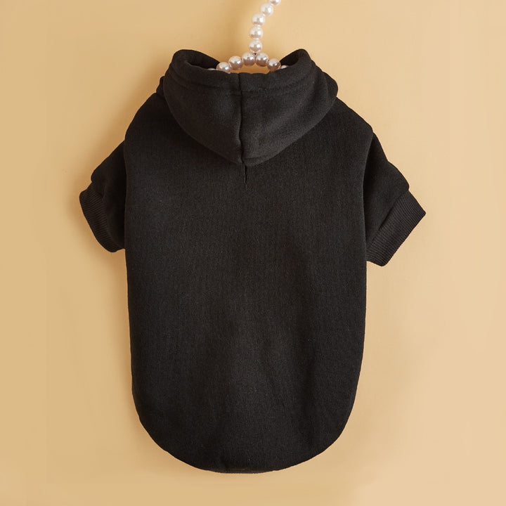 Fleece-lined dog hoodie