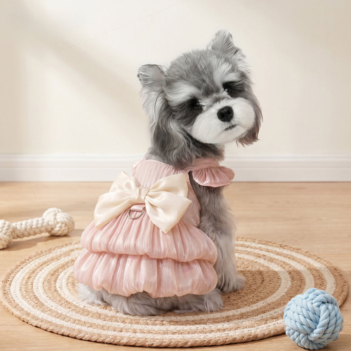 Summer Bow-Tie Dog Dress