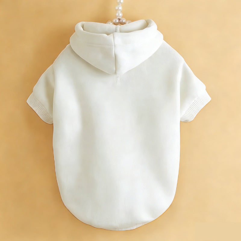 Fleece-lined dog hoodie