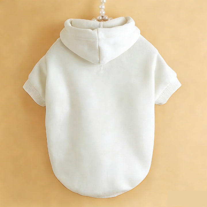 Fleece-lined dog hoodie