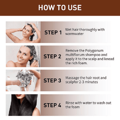 Polygonum multiflorum shampoo soap