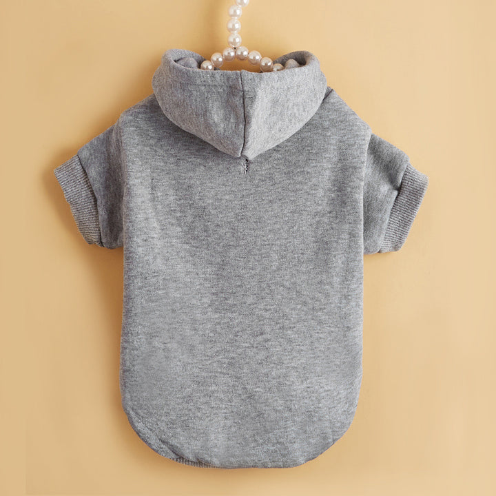 Fleece-lined dog hoodie