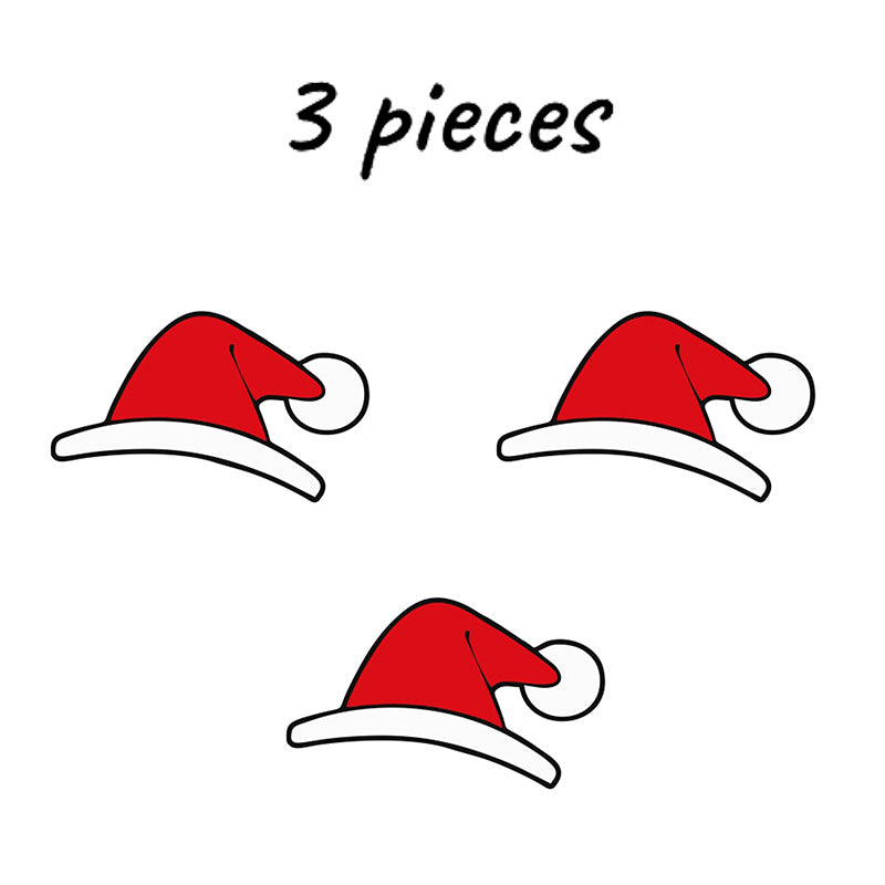 3D printed Christmas hat car sticker