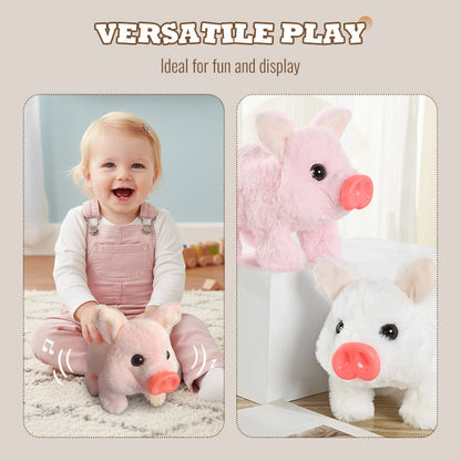 Electric Simulation Plush Pig