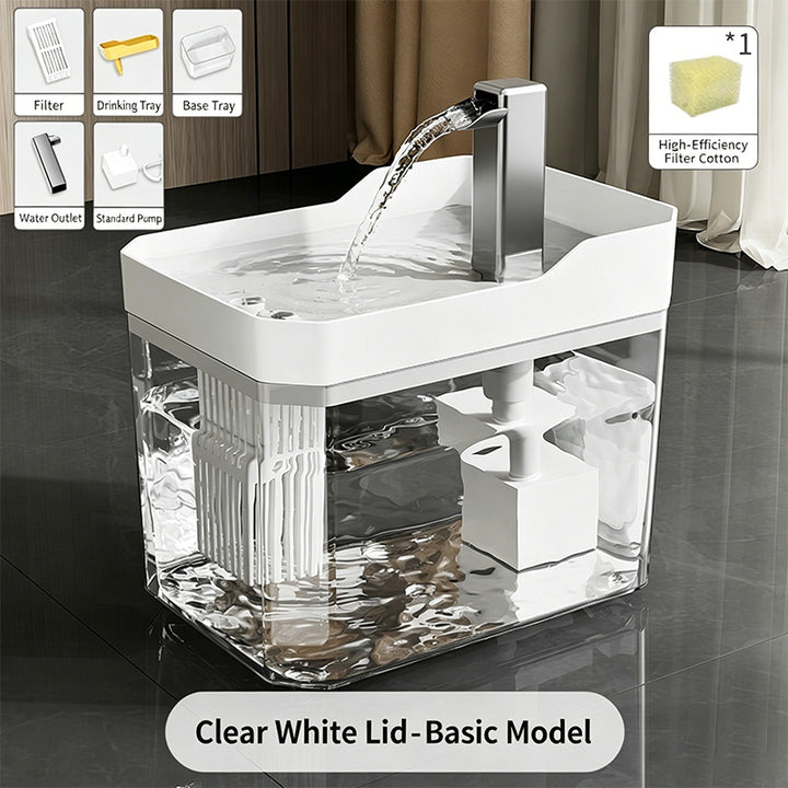 Automatic pet water fountain