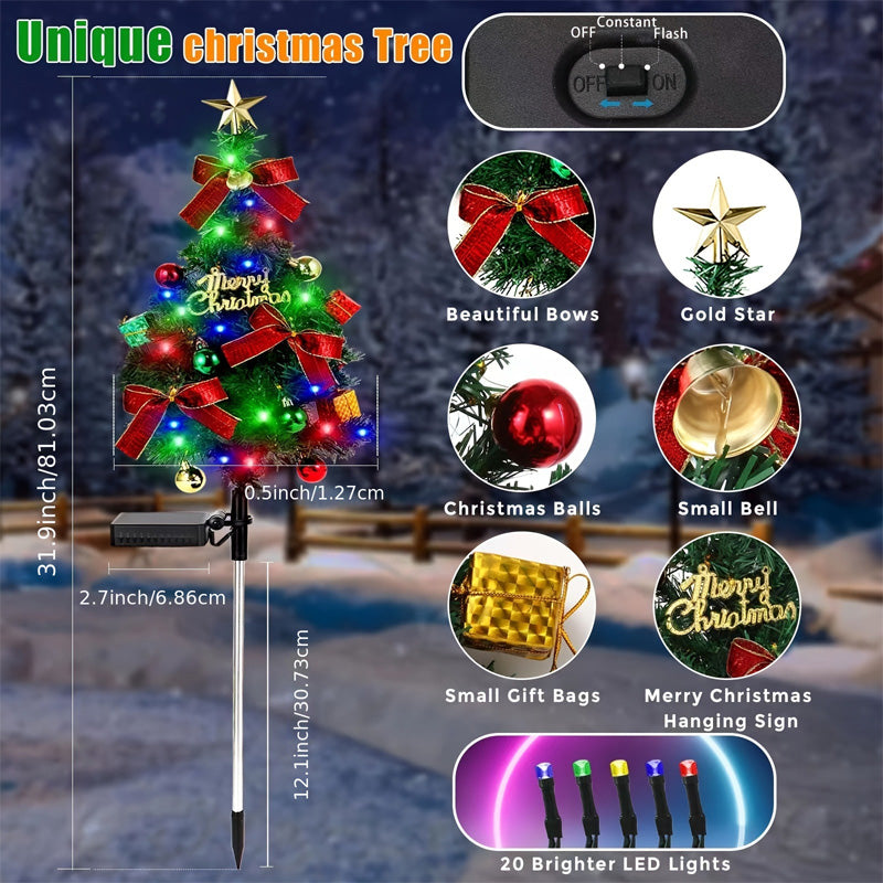 LED Solar Christmas Tree Lights