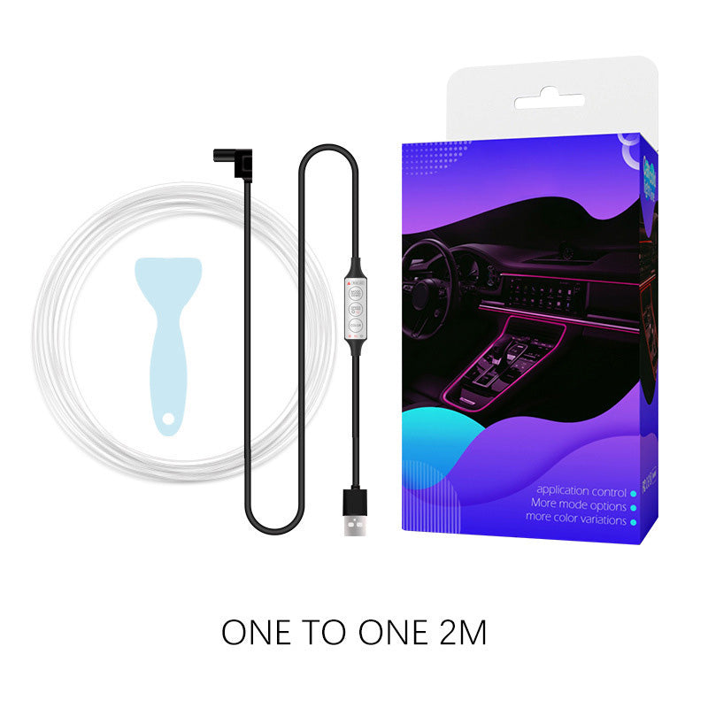 Car ambient lighting with seven colors