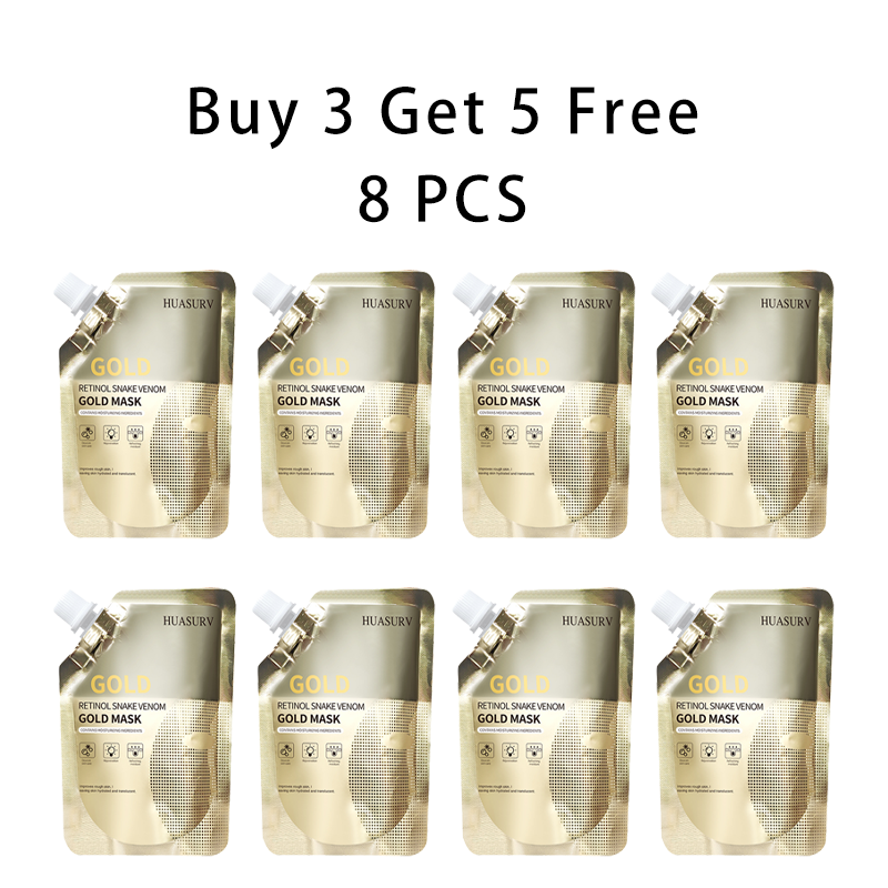 Retinol Snake Venom Peptide Gold Mask
