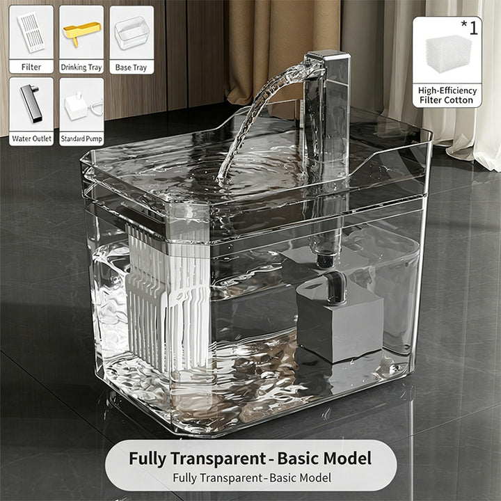Automatic pet water fountain