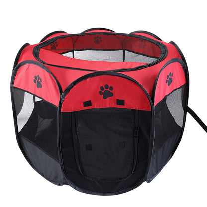 Portable pet fence tent