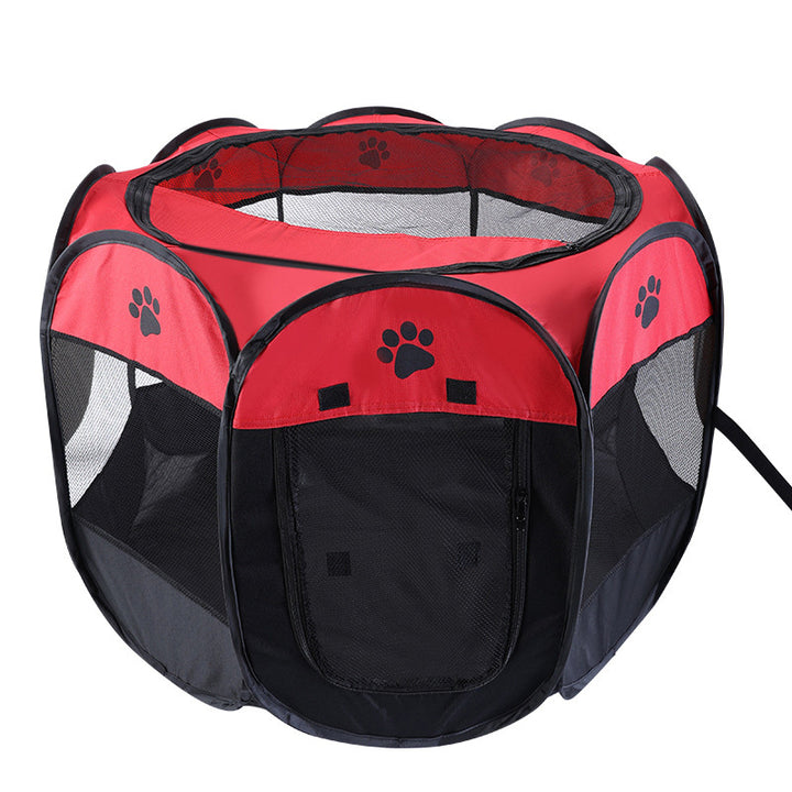 Portable pet fence tent