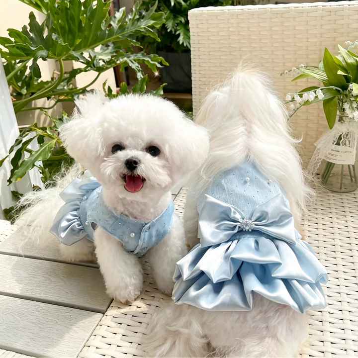 Pet Bow Formal Gown