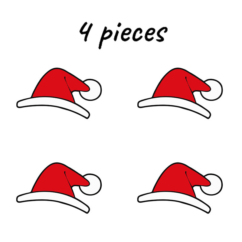 3D printed Christmas hat car sticker