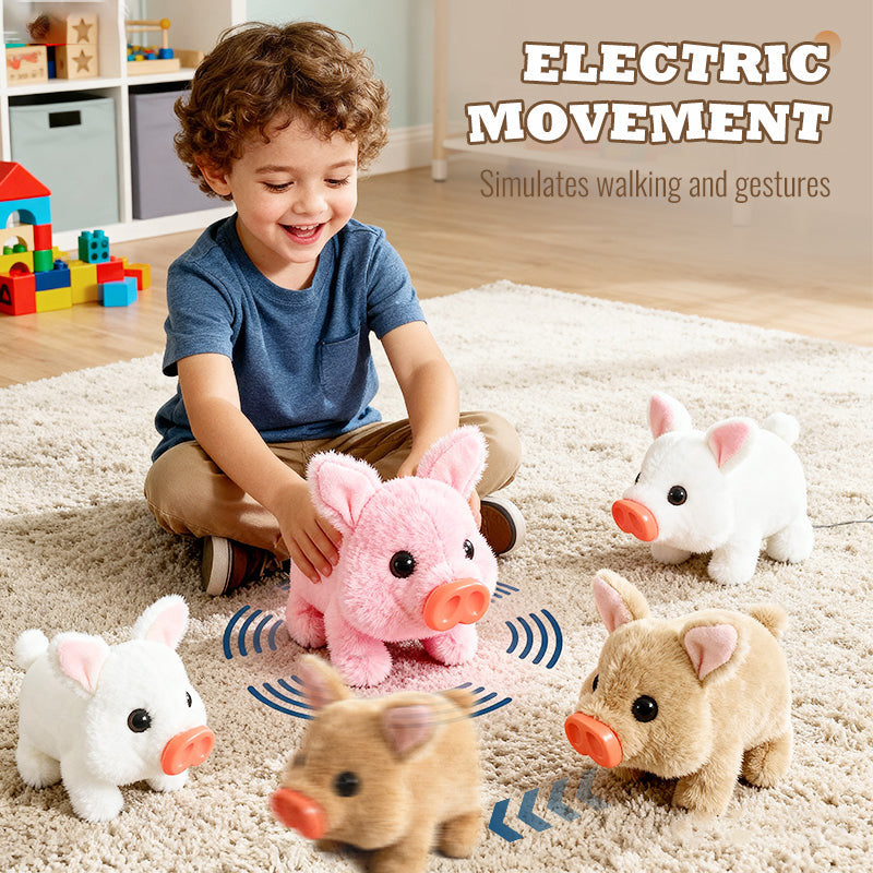 Electric Simulation Plush Pig