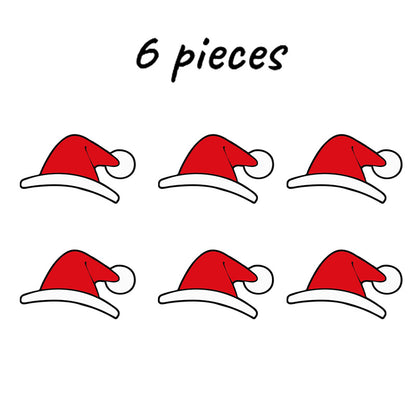 3D printed Christmas hat car sticker