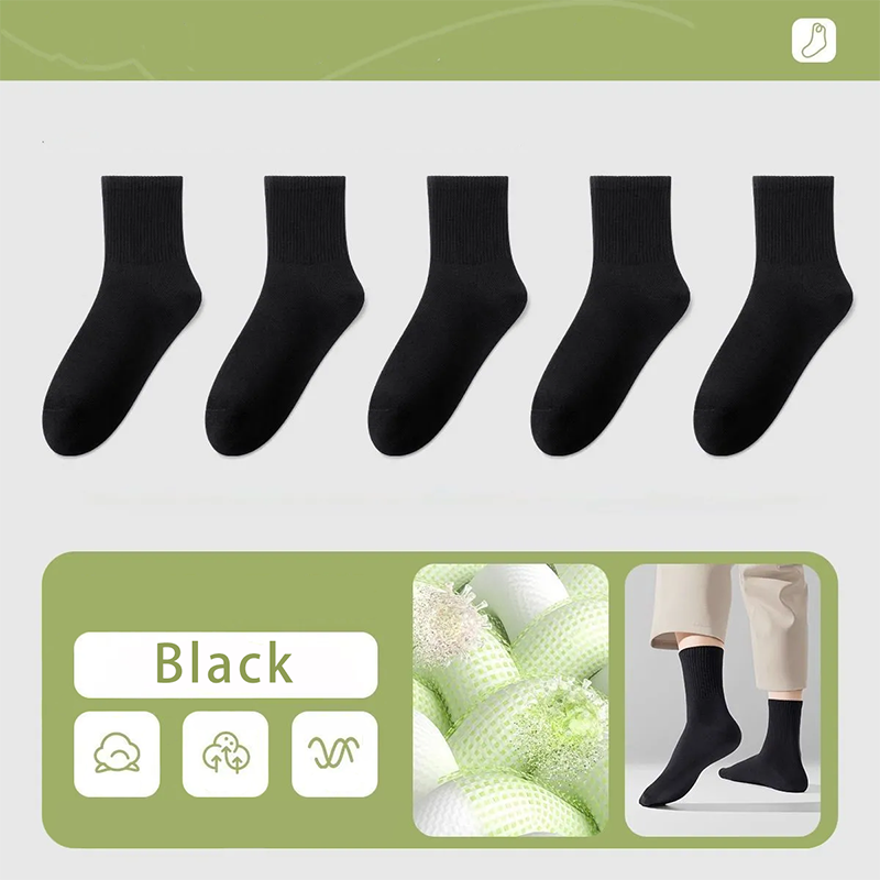 Short tube and medium tube socks