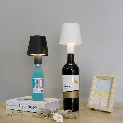Wine bottle lamp