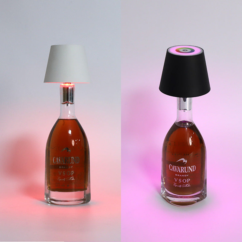 Wine bottle lamp