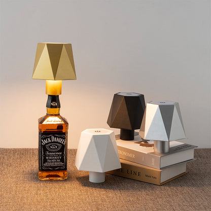 Wine bottle lamp
