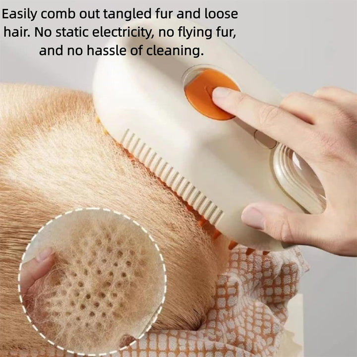 Pet Steam Spray Massage Comb