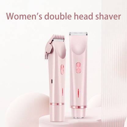 Women's double head shaver