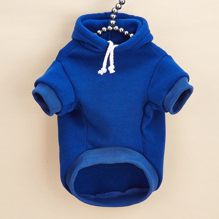 Fleece-lined dog hoodie